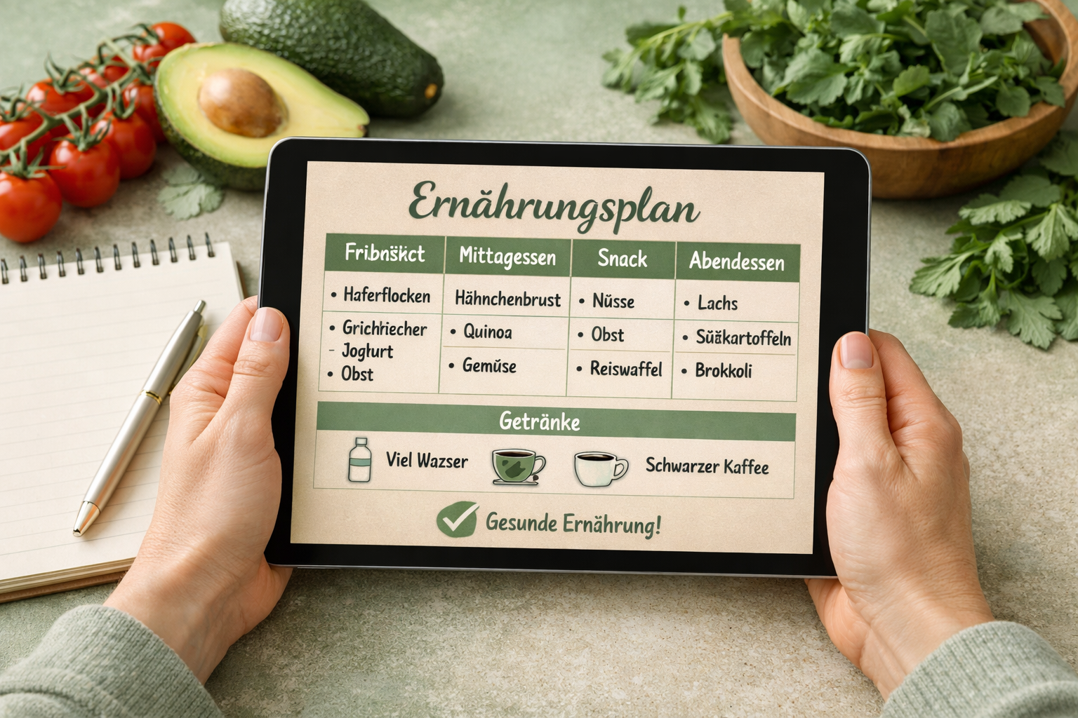 Ernährungsplan Erstellung